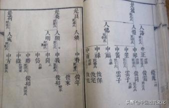 家譜中的“世”和“代”區(qū)別