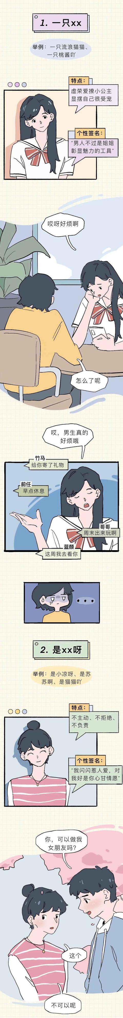 高段位渣女喜歡用的7個(gè)微信昵稱，你身邊有嗎？（漫畫）