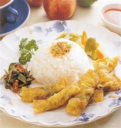 虎上蝦卷飯
