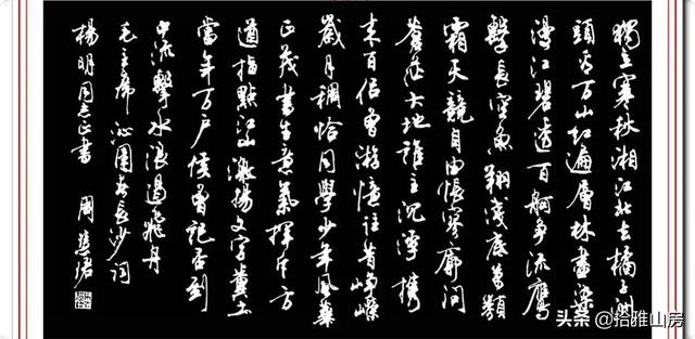 書法大師沈伊默的女弟子，書法寫得比男人還男人，早期書法驚艷