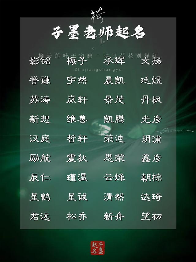 無用之用，方為大用，少見而不怪的男寶寶名字