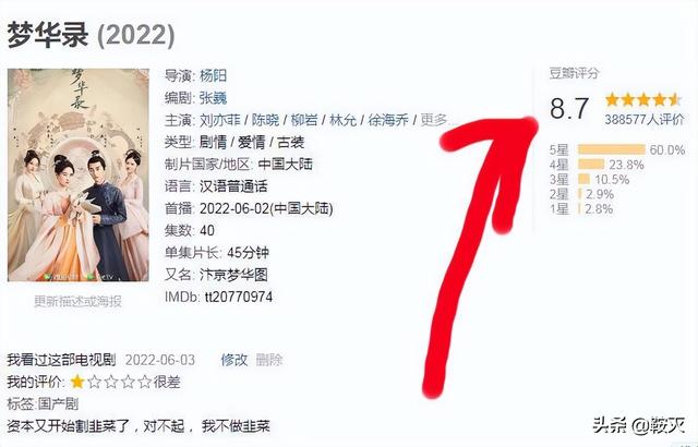 《夢(mèng)華錄》掉分了！名字也出大問題