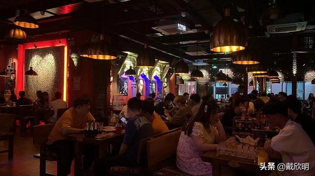 酒肆茶肆街，北宋汴河夜，加菲小貓醉-年輕人的社交圈-酒肆街