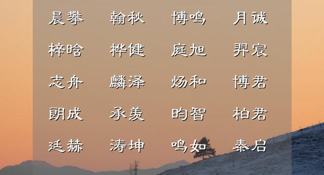 詩(shī)經(jīng)男孩取名字寓意好的字？詩(shī)經(jīng)適合男孩名字的字！