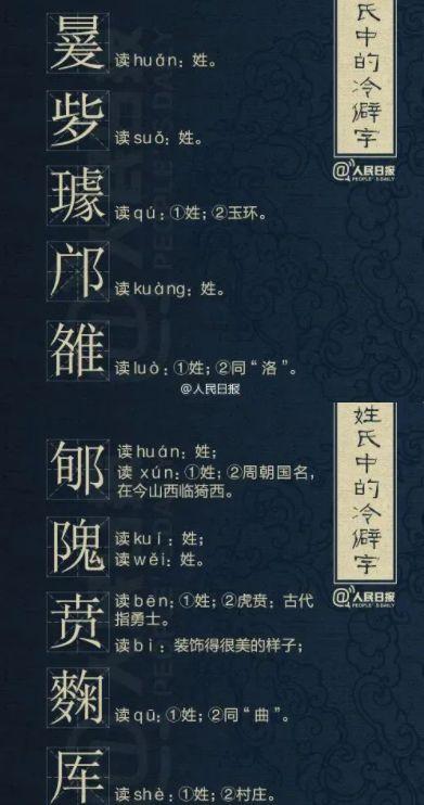 姓名有生僻字有影響嗎？生僻字的影響！