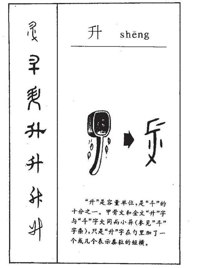 升字的含義是什么意思?。可值暮x是什么意思啊怎么讀！