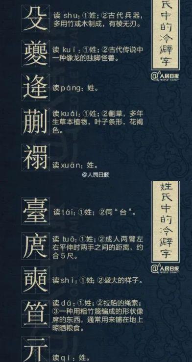 姓名有生僻字有影響嗎？生僻字的影響！