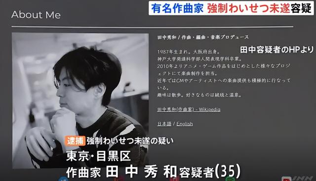 日本名人田中秀和猥褻女性！路邊大膽跟蹤少女，被捕圖曝光引眾怒