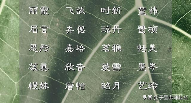 詩經(jīng)名句取名女孩名字，詩經(jīng)名句取名女孩名字大全