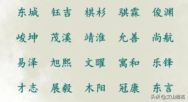 男孩取名字大全免費查詢2023，男孩取名字大全免費查詢2023男孩帶草頭名